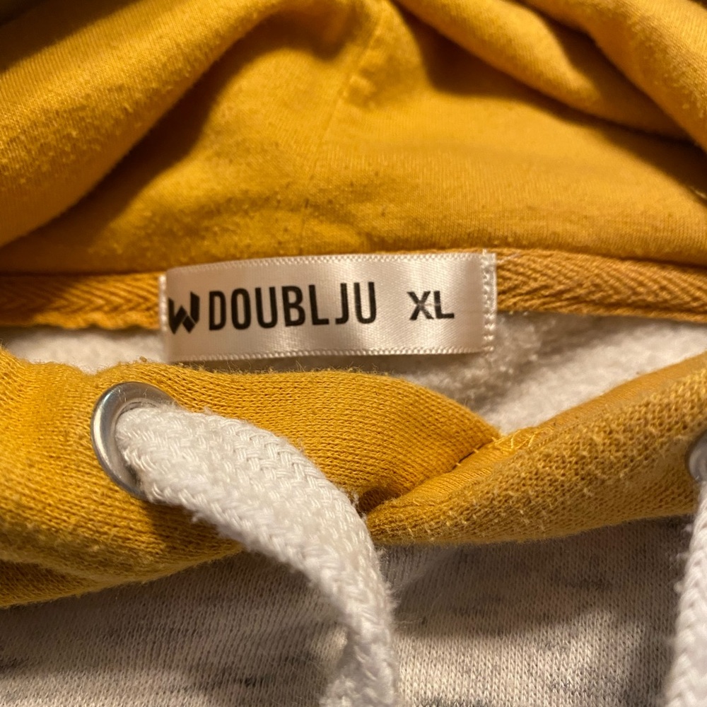 Yellow hoodie